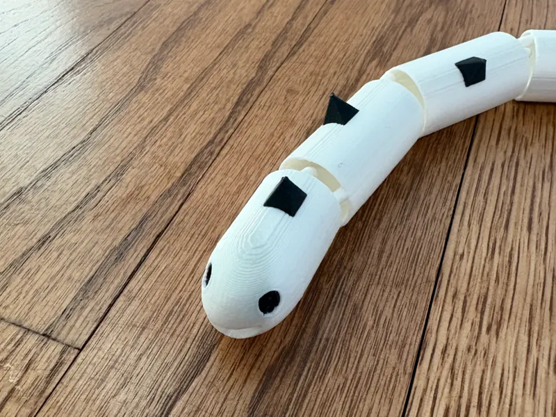 Articulated Mutant Arctic Snake Fidget Toy