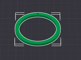 Ear ring hoop large