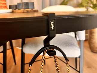 Table and desk bag hook (optional YSL logo)