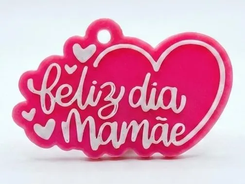 Chaveiro Dia das Mães - TH3D - 1 Troca de cor