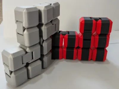 Infinity Morph Cube Improved Hinges