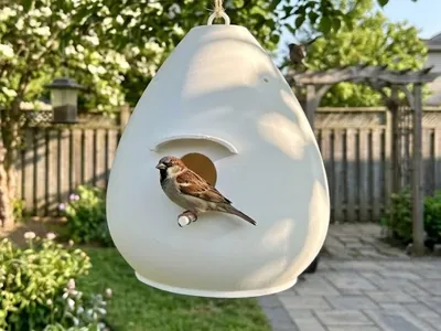 Teardrop Bird Gourd (Multi-Species Nesting Box)