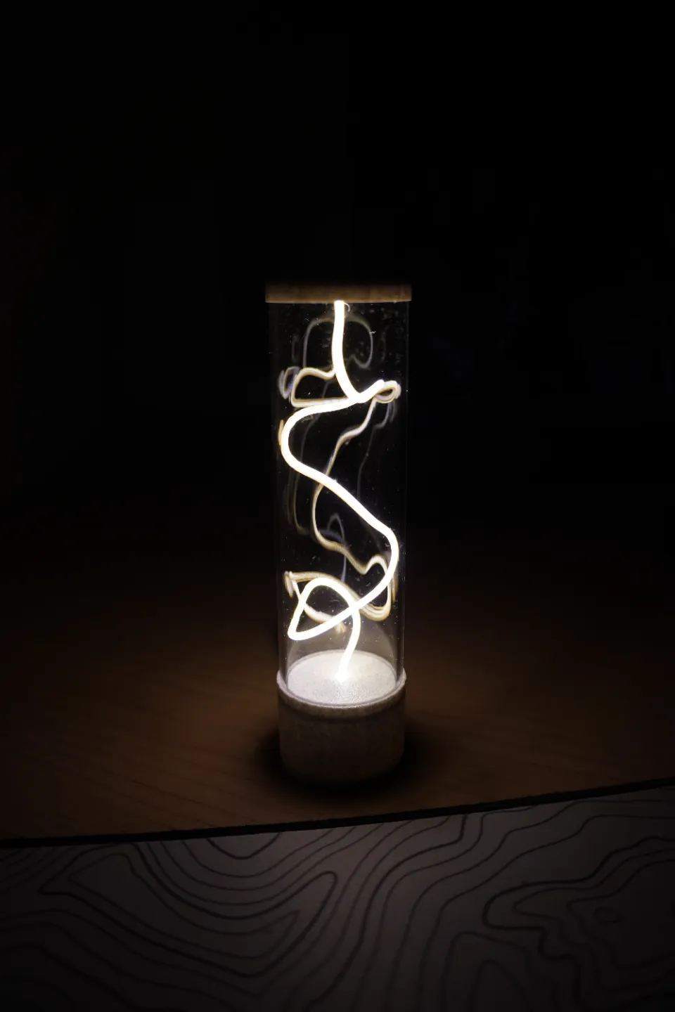 Unique Wobbly Design Modern Desk Led Lamp by MakerWorld