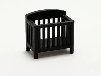 1:40 Scale Dollhouse Furniture – Crib