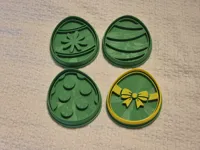 Cookie cutters fused with inlay stamps