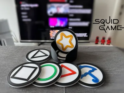 Squid Game Coaster set