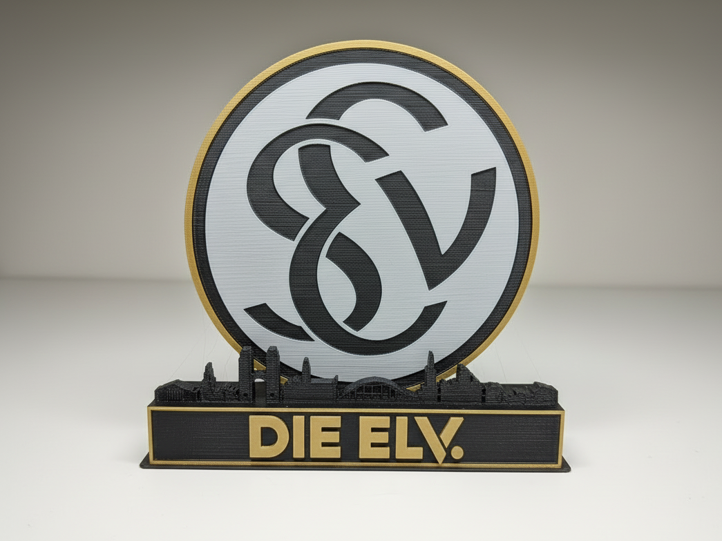 SV Elversberg Skyline –Fan-Art Wandbild / Wall Art