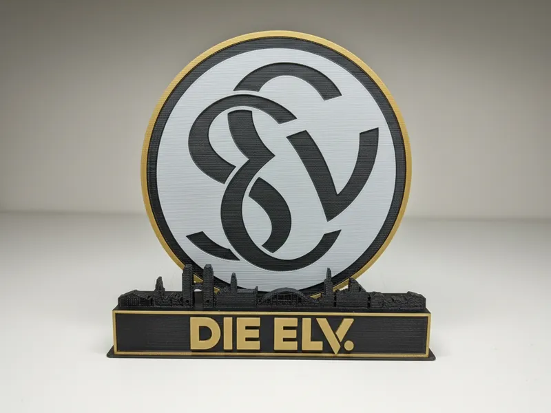 SV Elversberg Skyline –Fan-Art Wandbild / Wall Art