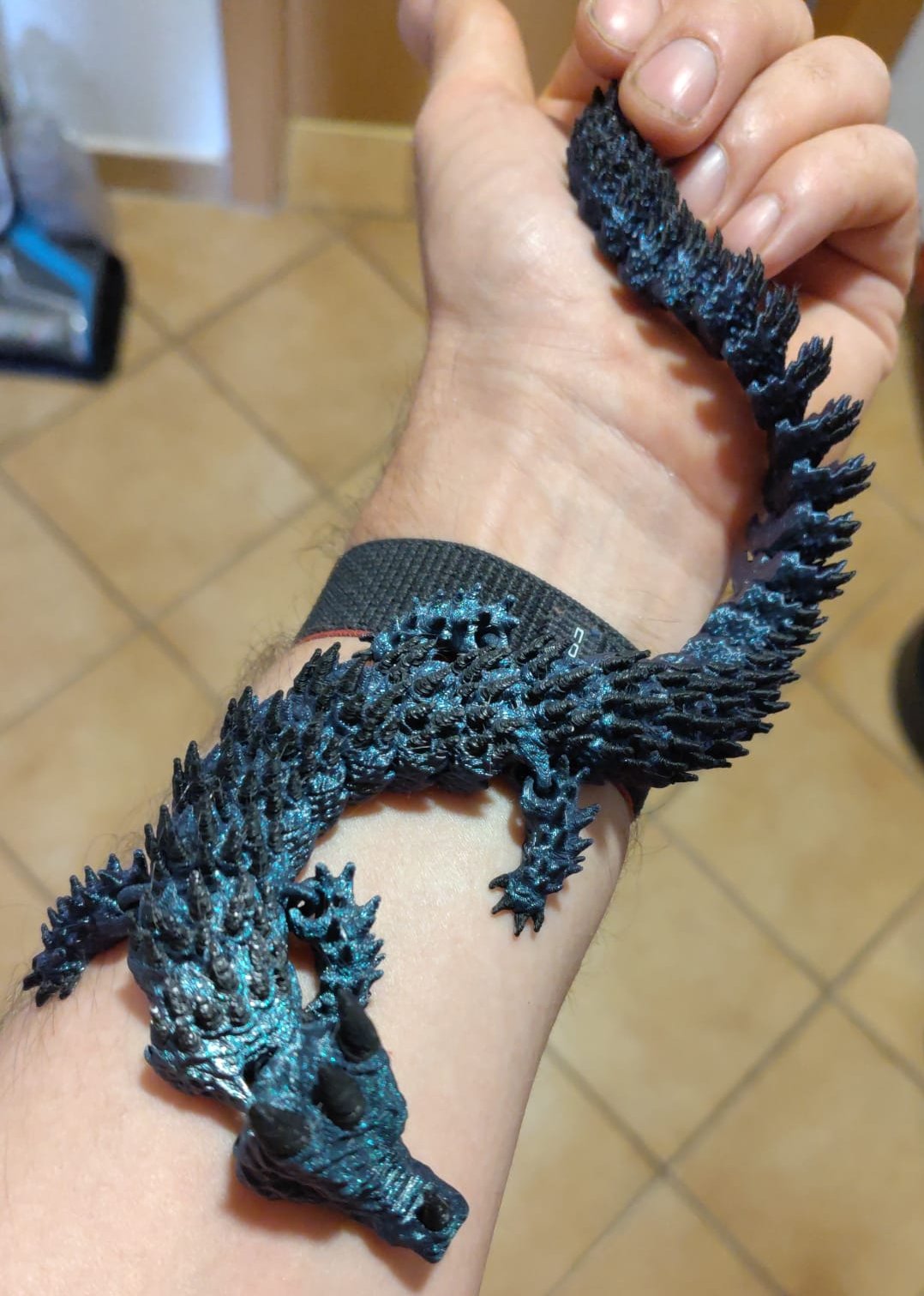 3D модель Flexi Dragon — 3D-друкований гнучкий дракон | Іграшка-антистрес Львів — 3D друк Львів
