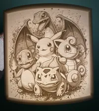 Veilleuse lithophanie Pokémon — photo 1