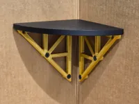 Wall Mount Corner Display Shelf (5" X 5")