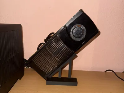 GPU Display Stand – Angled Graphics Card Holder