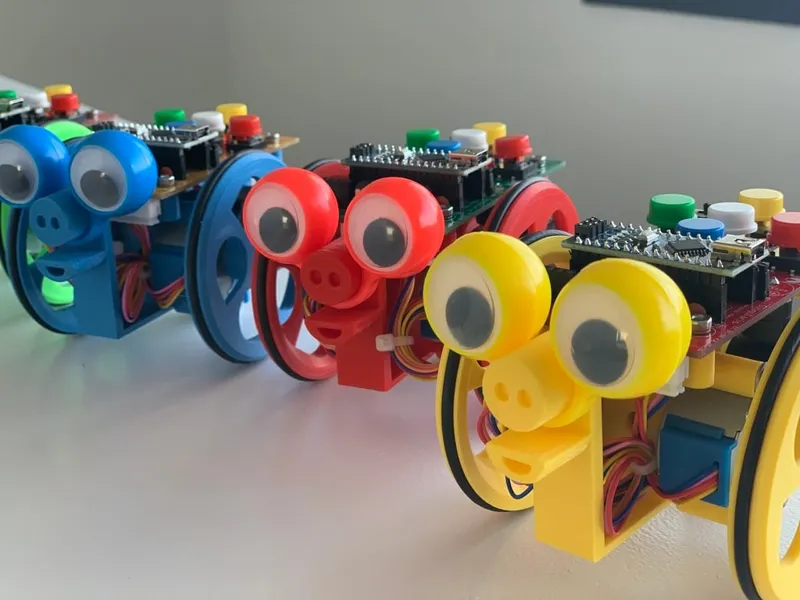 Soporte frontal para robot escornabot