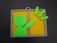 1 x Kleiner Anhänger 0.2mm layer, 3 walls, 15% infill