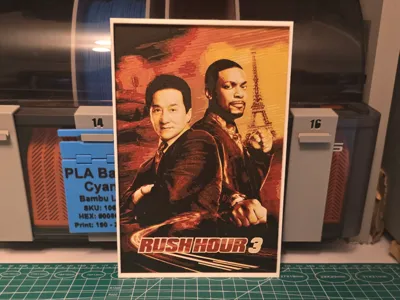 Rush Hour 3 Movie Poster - Hueforge Art