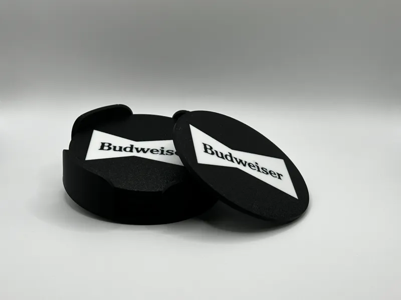 Budweiser Coaster Set
