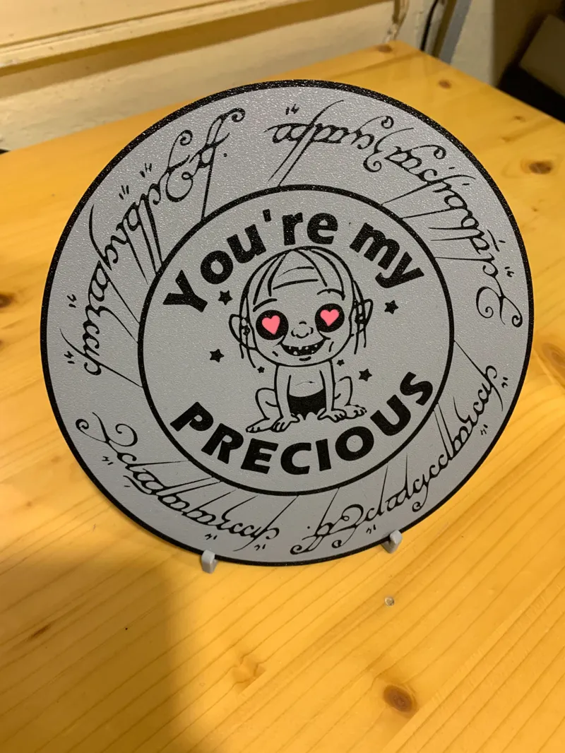 Valentine's Gollum with Stand