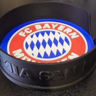 FC Bayern München Untersetzer 8x + Aufbewahrung