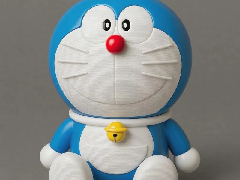 哆啦A梦3D打印模型Doraemon 3D printed model 