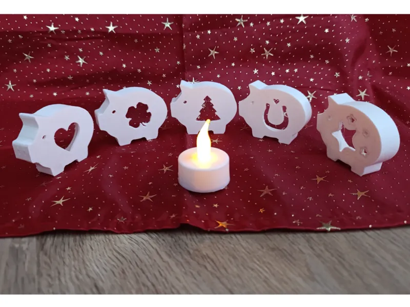 Piglets christmas decoration