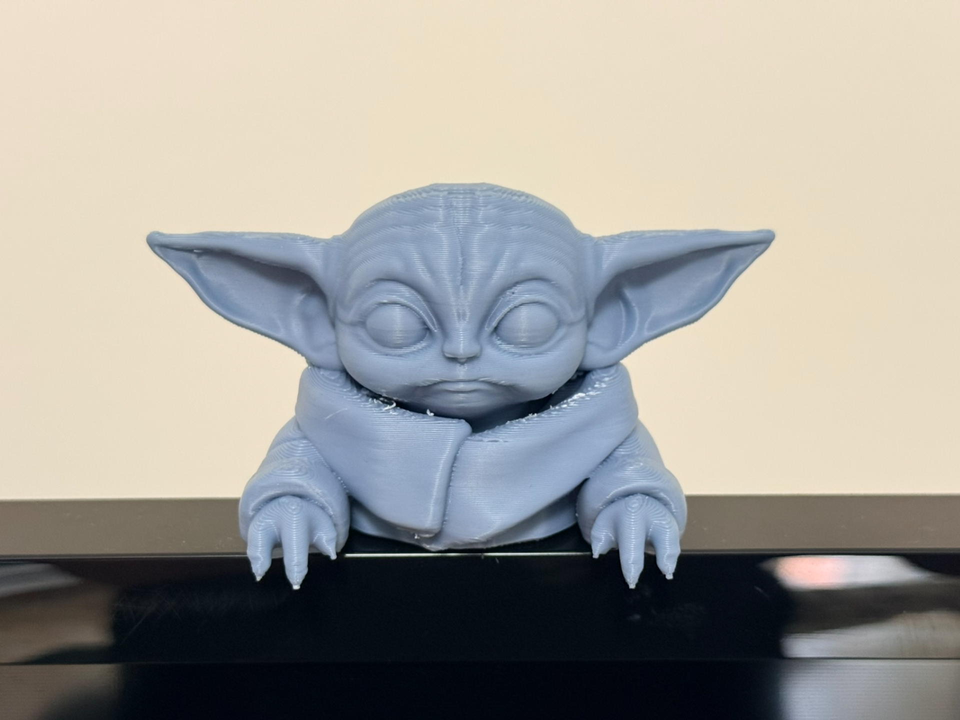 Grogu Monitor Buddy: The Child Peeking Figure