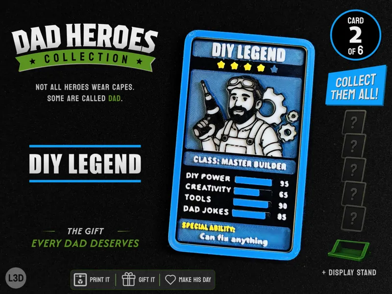 Dad Heroes Collection #2 – DIY Legend