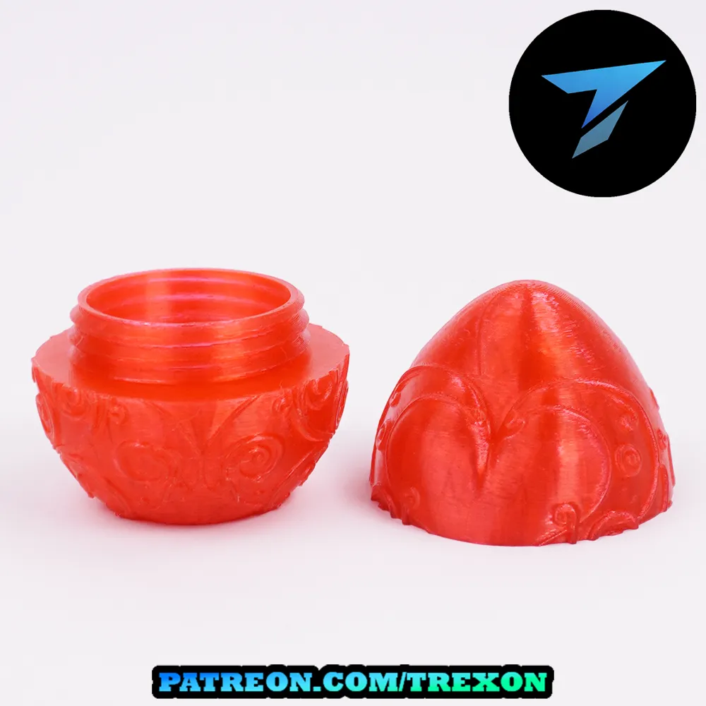 Valentine Heart Dragon Egg with Twist Lock - Free 3D Print Model ...