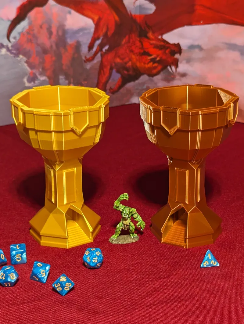 Goblet Dice Tower for you Dwarves/Clerics/Paladins