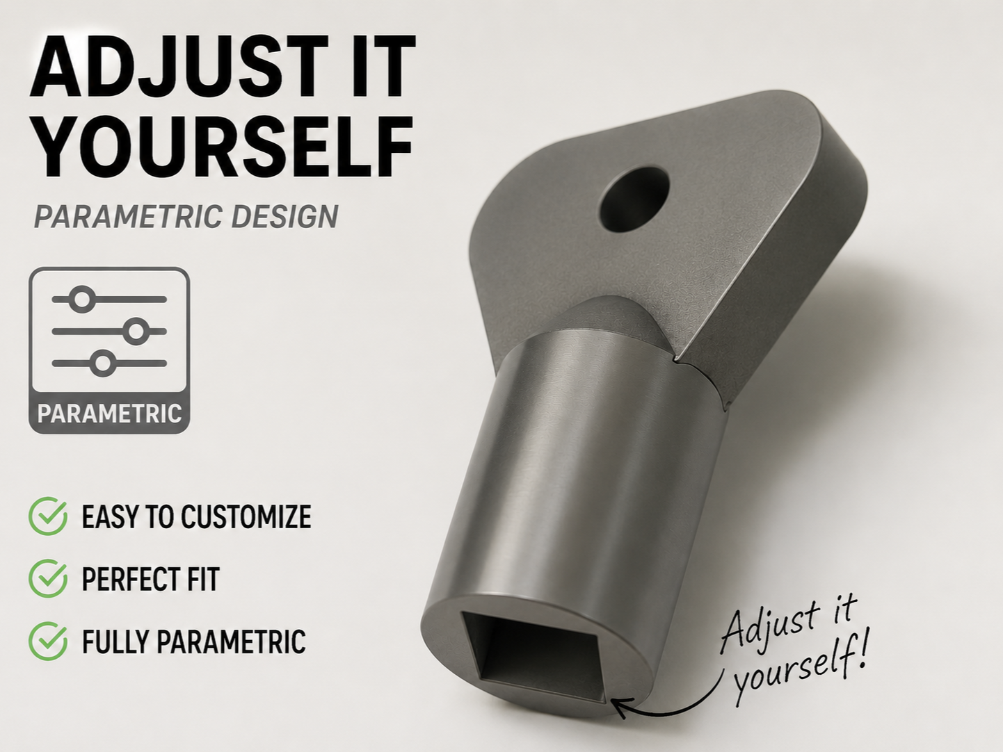 Parametric Square Key