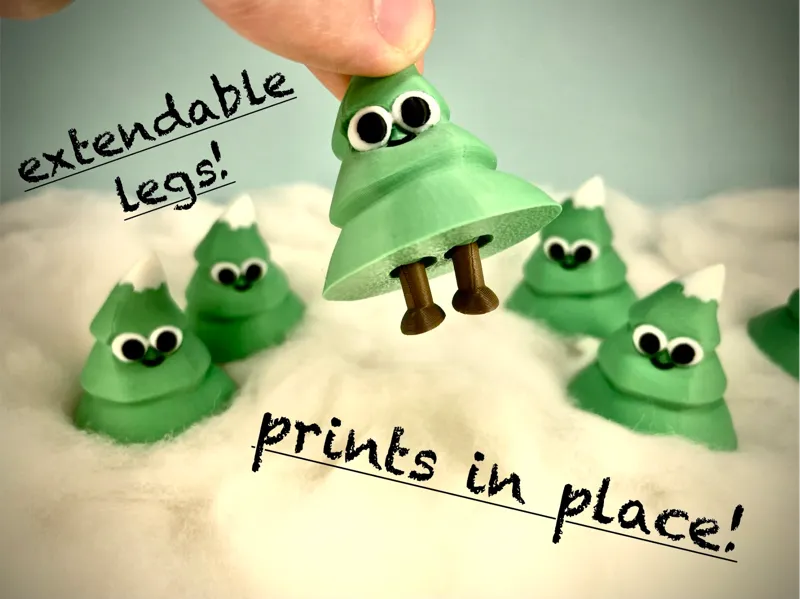Christmas tree | wobbling legs | print in place