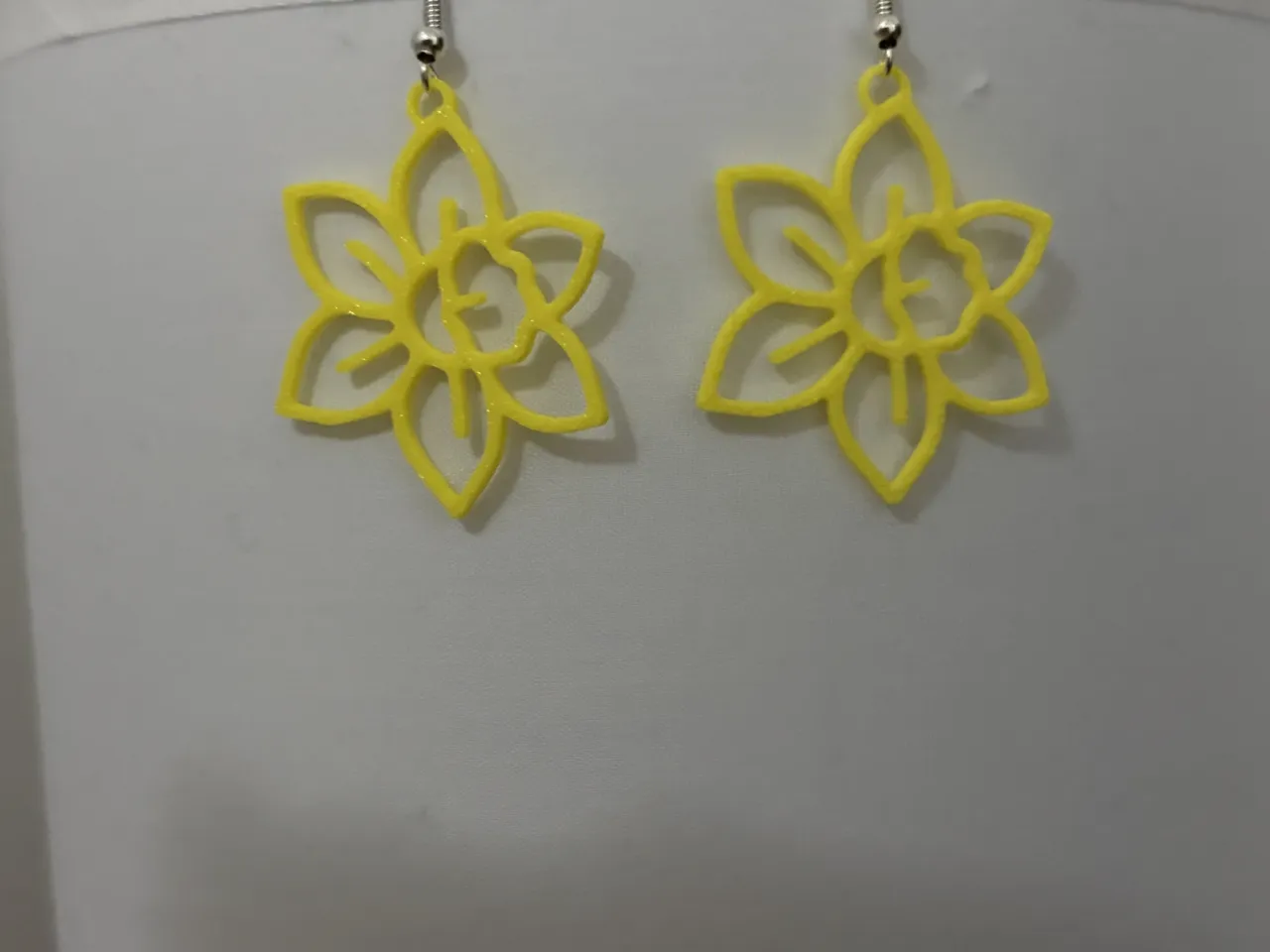 Daffodil Earrings | March Birth Flower | Jewelry view 3