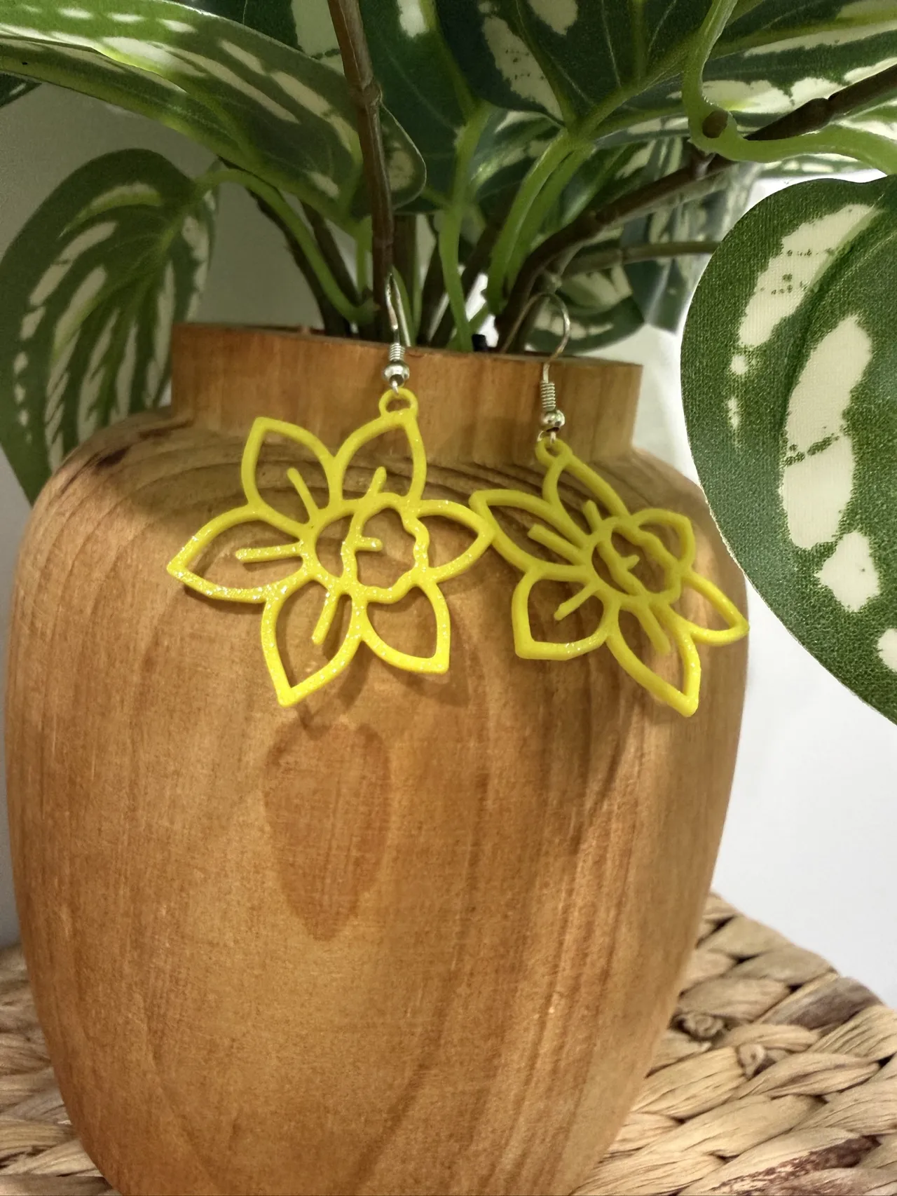 Daffodil Earrings | March Birth Flower | Jewelry view 4
