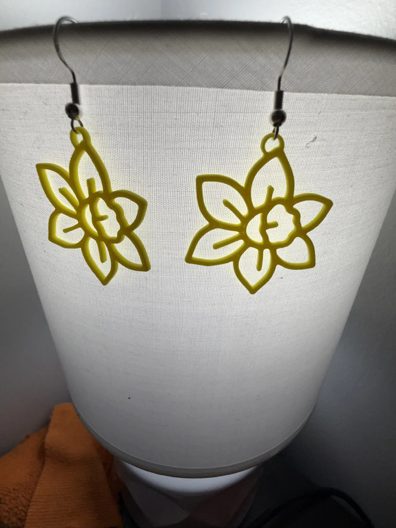 Daffodil Earrings | March Birth Flower | Jewelry view 2