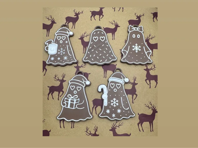 Ghost Gingerbread for the Christmas tree