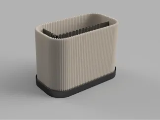 Modular bathroom stuff organizer with drainage
