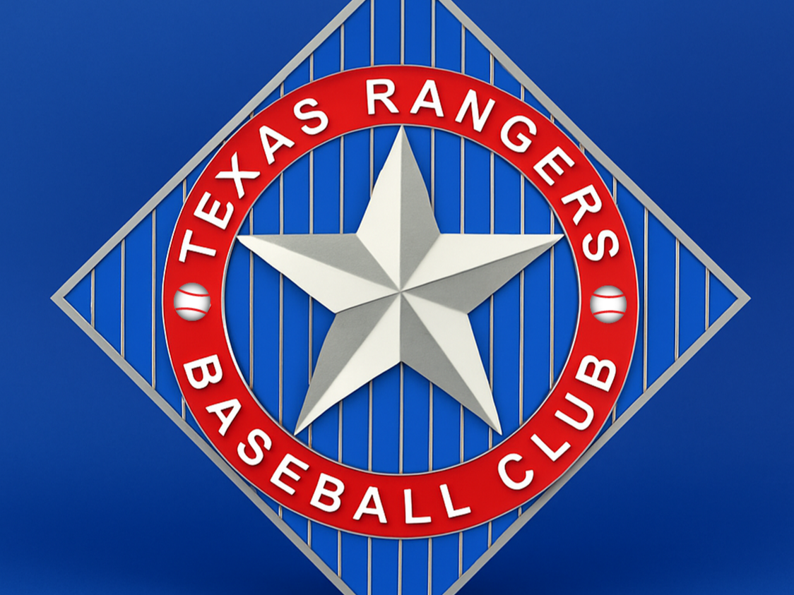 Texas Rangers Retro Throwback Logo