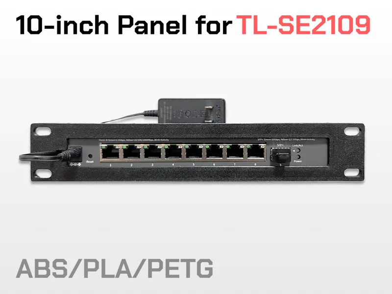 10-inch rack panel for TL-SE2109