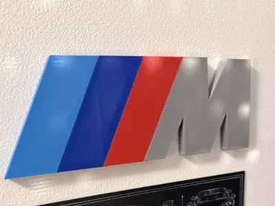 BMW ///M wall logo