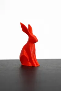 Lapin décoratif minimaliste — photo 3