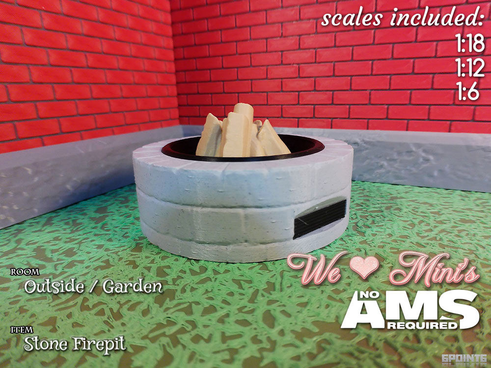 WLM - Patio Outdoor Stonebrick Firepit