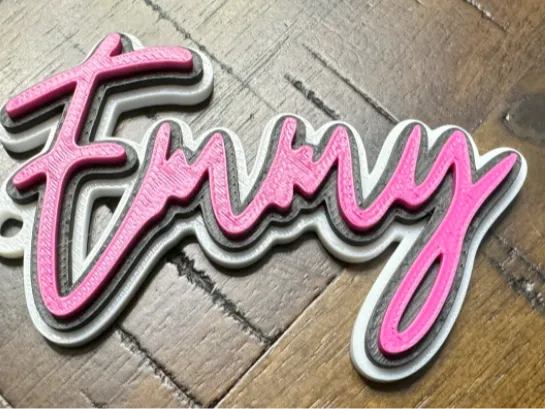 Emmy Personalized Keychain