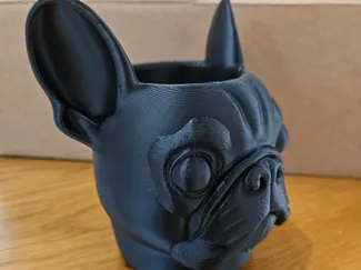 French Bulldog Plant Pot/Pen Holder