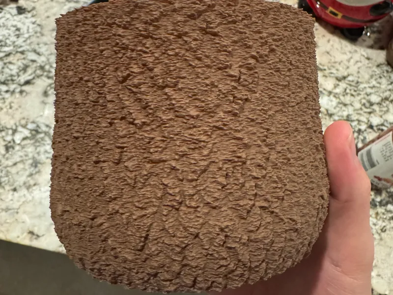 Textured Vase Oak