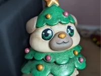 Carlin de Noël à peindre — photo 1