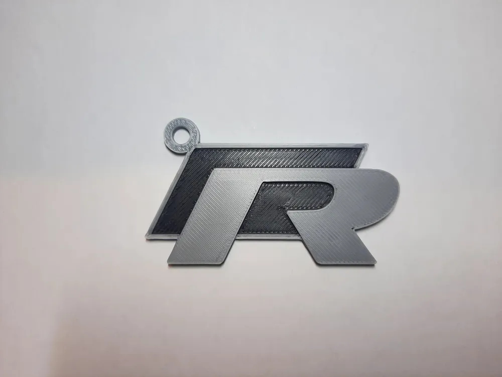 Vw Golf R Key R Logo Old Volkswagen R Logo - Keychain by Luke-Leek-98 - MakerWorld