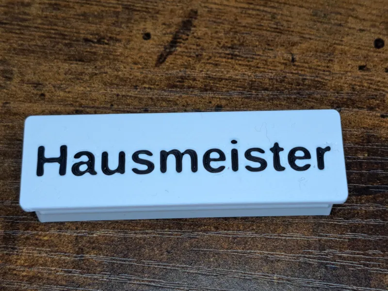 Briefkasten / Mailbox Sign - Größe anpassbar 