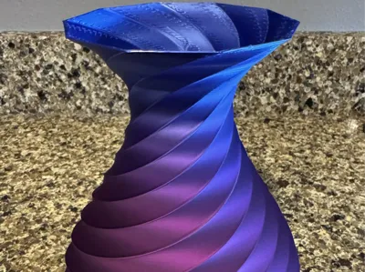 Fancy Spiral Vase