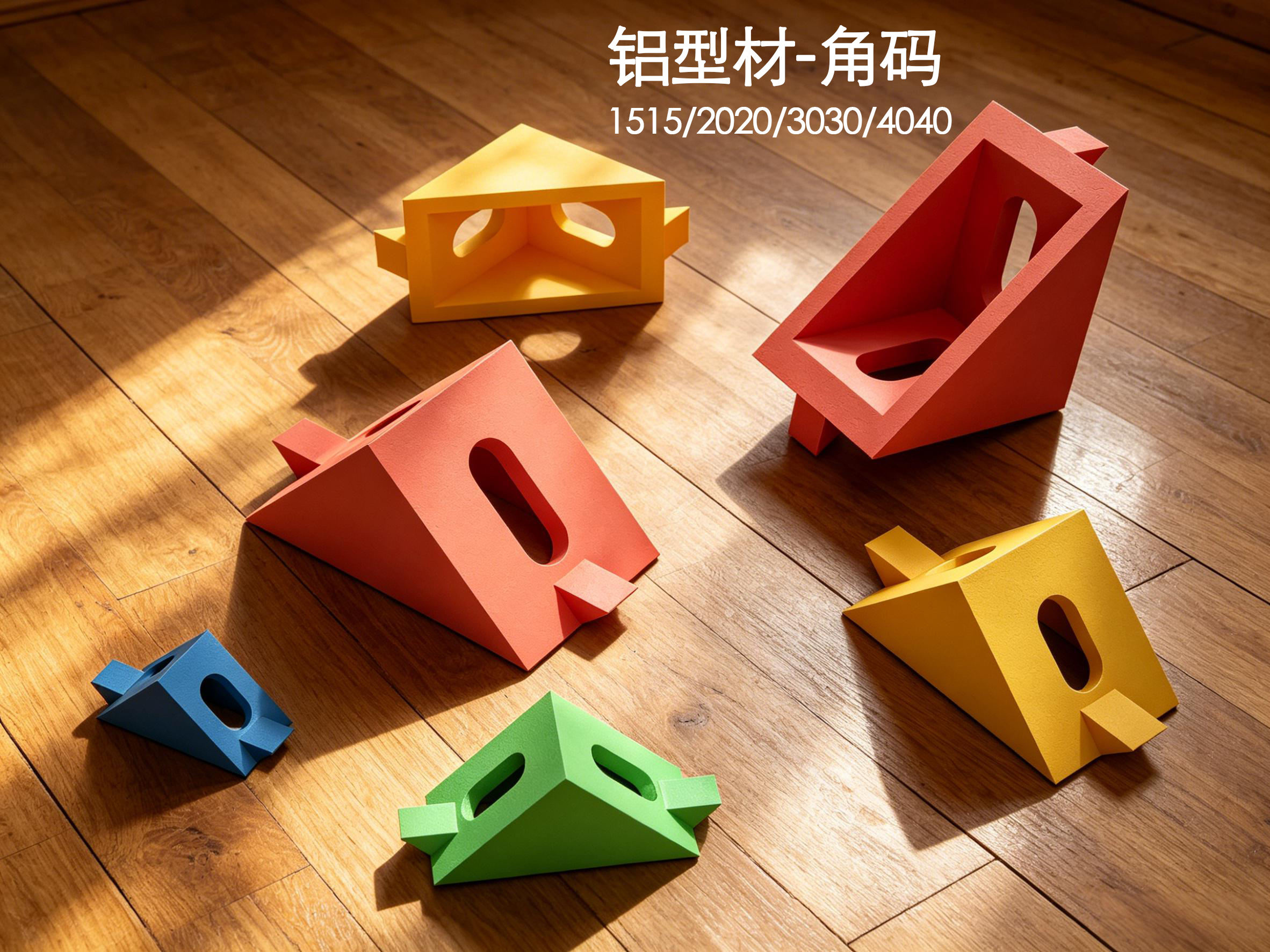 Miniatura 2 do modelo 3D 铝型材-角码