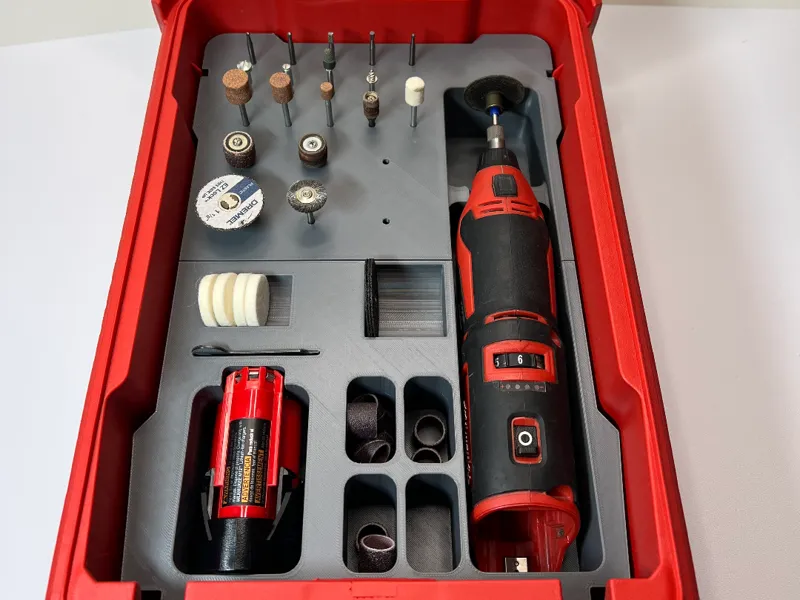 Packout Insert for Milwaukee M12 Rotary Tool