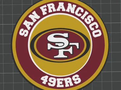 San Francisco 49ers Coasters 100mm